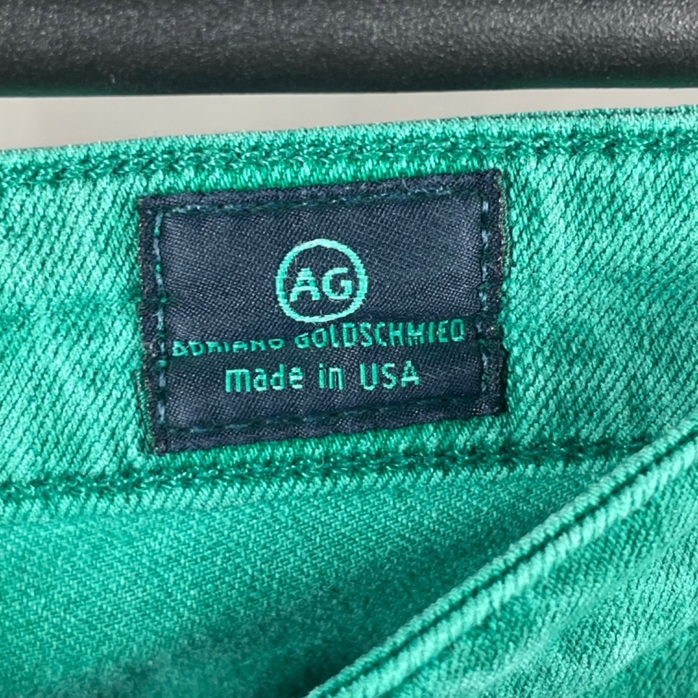 Adriano Goldschmied Jeans Womens 28 green denim skinny straight designer casual - Picture 4 of 10